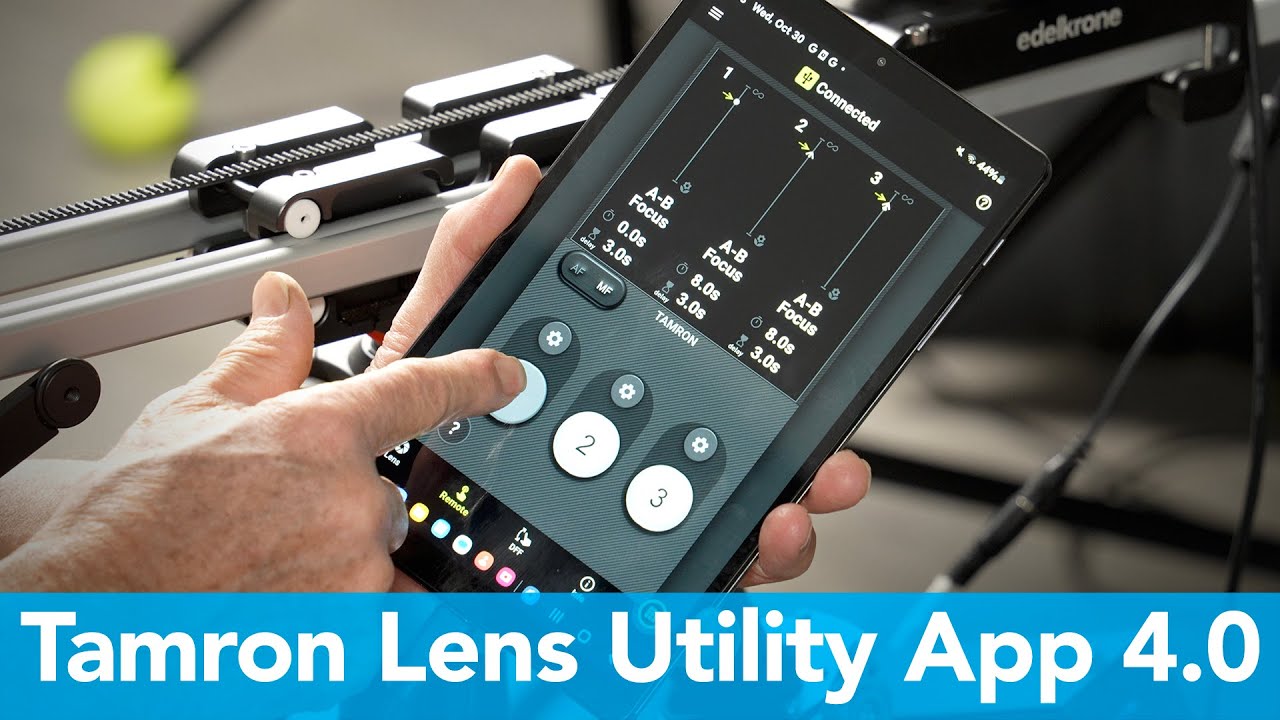 Tamron's Lens Utility Mobile 4.0 Turns Your Android Into a Cinematic Focus Controller