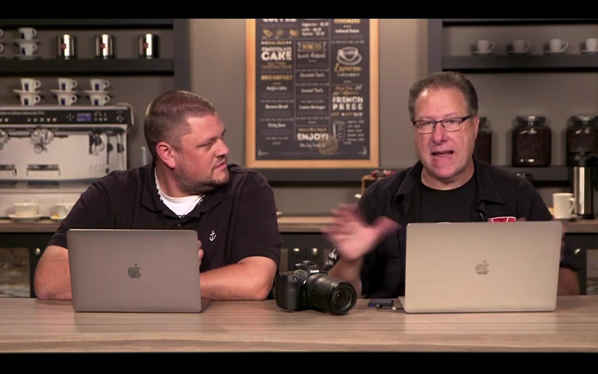 Scott describing the 24-240mm range and day-two lens switch