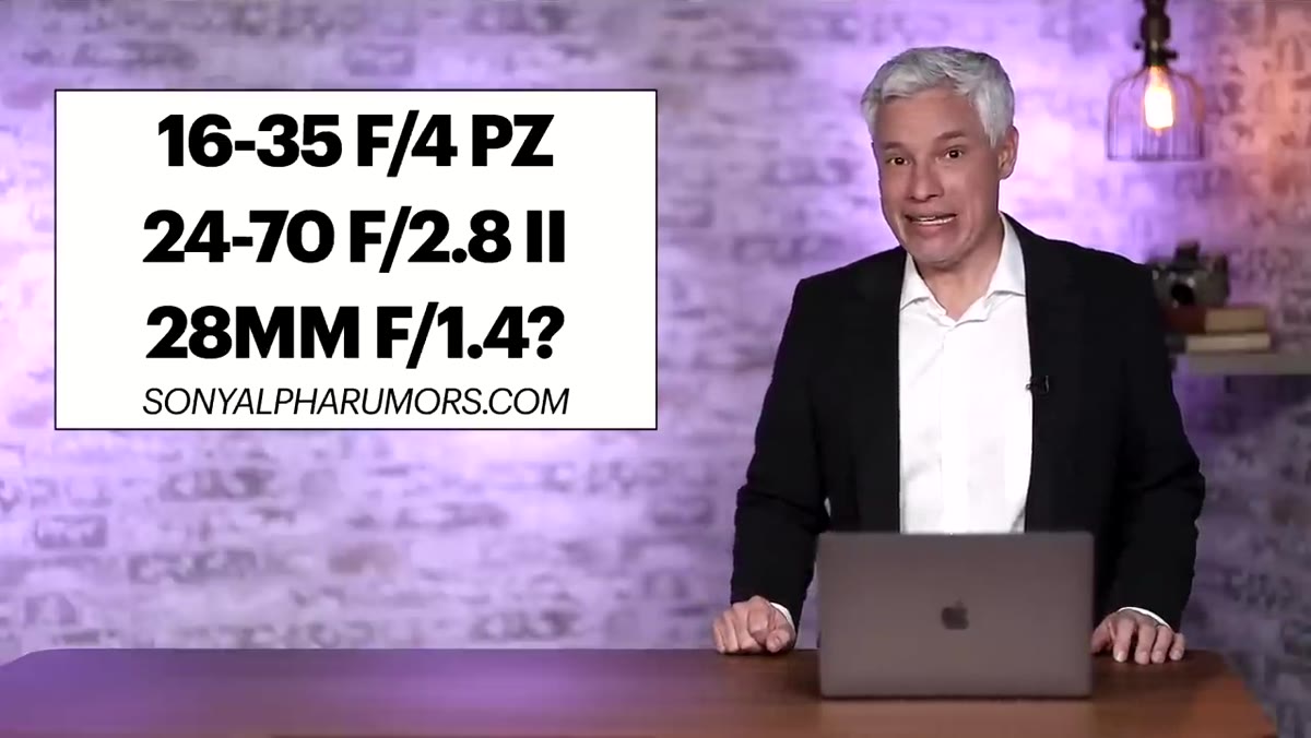 Tony announcing Sony 16-35 lens confirmation and upcoming review