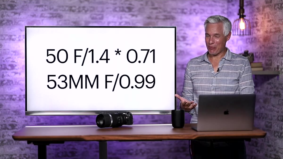 Tony discussing speed booster setup on Fuji XT3