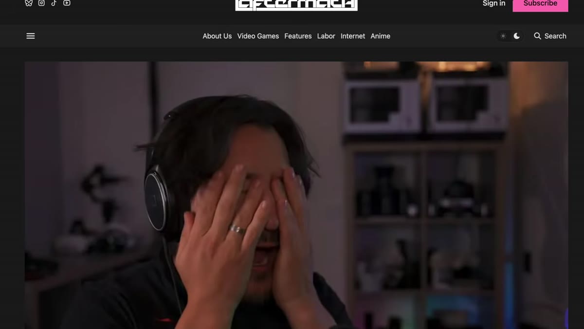 Tony referencing the YouTuber with undisclosed stock position