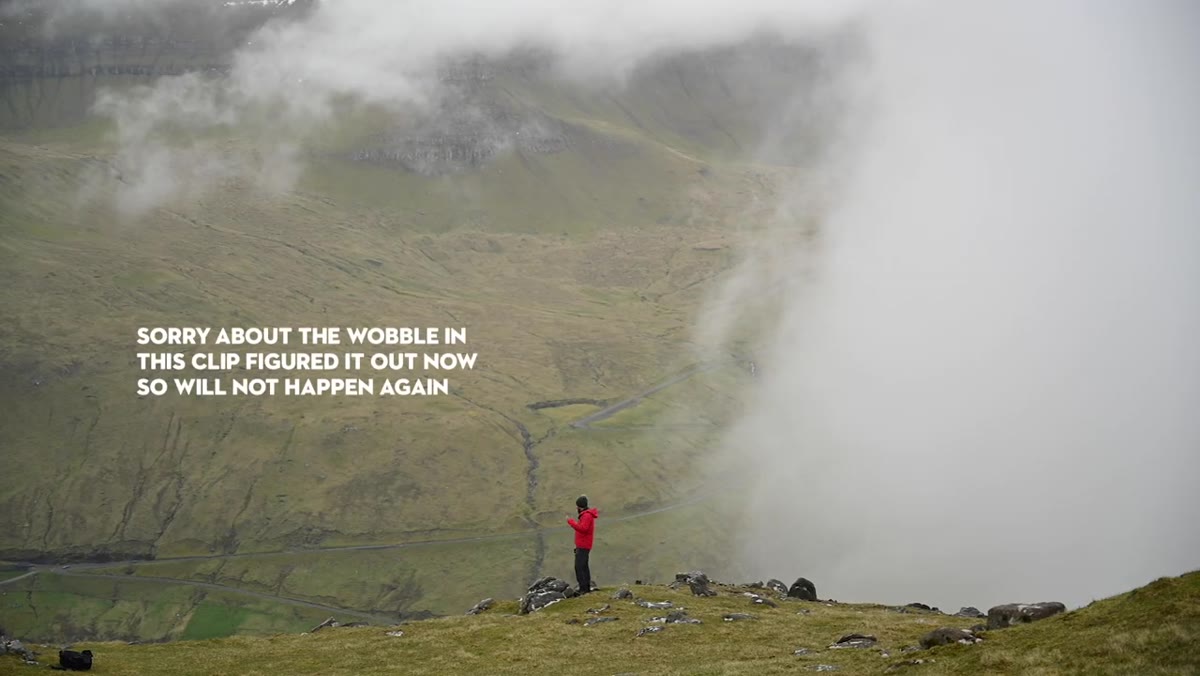 Danson discussing cloud shapes interacting with the landscape