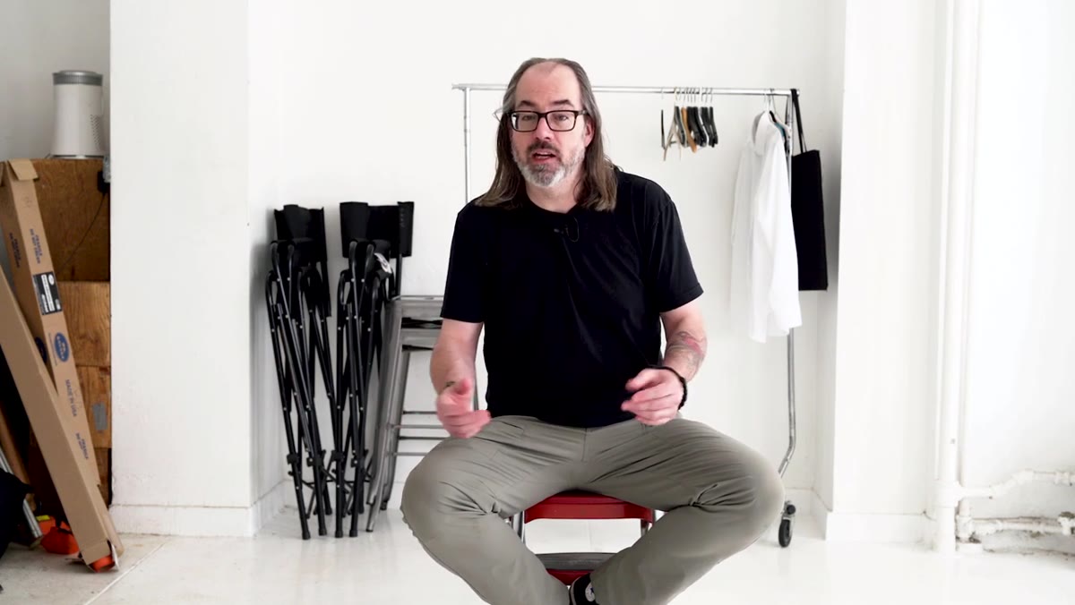 Daniel describing the camera as its own self-contained kit