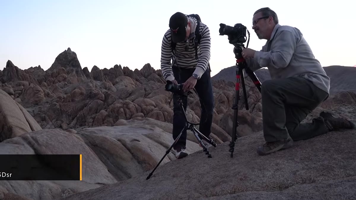 Tony shooting landscapes alongside 5DSR and D810 users
