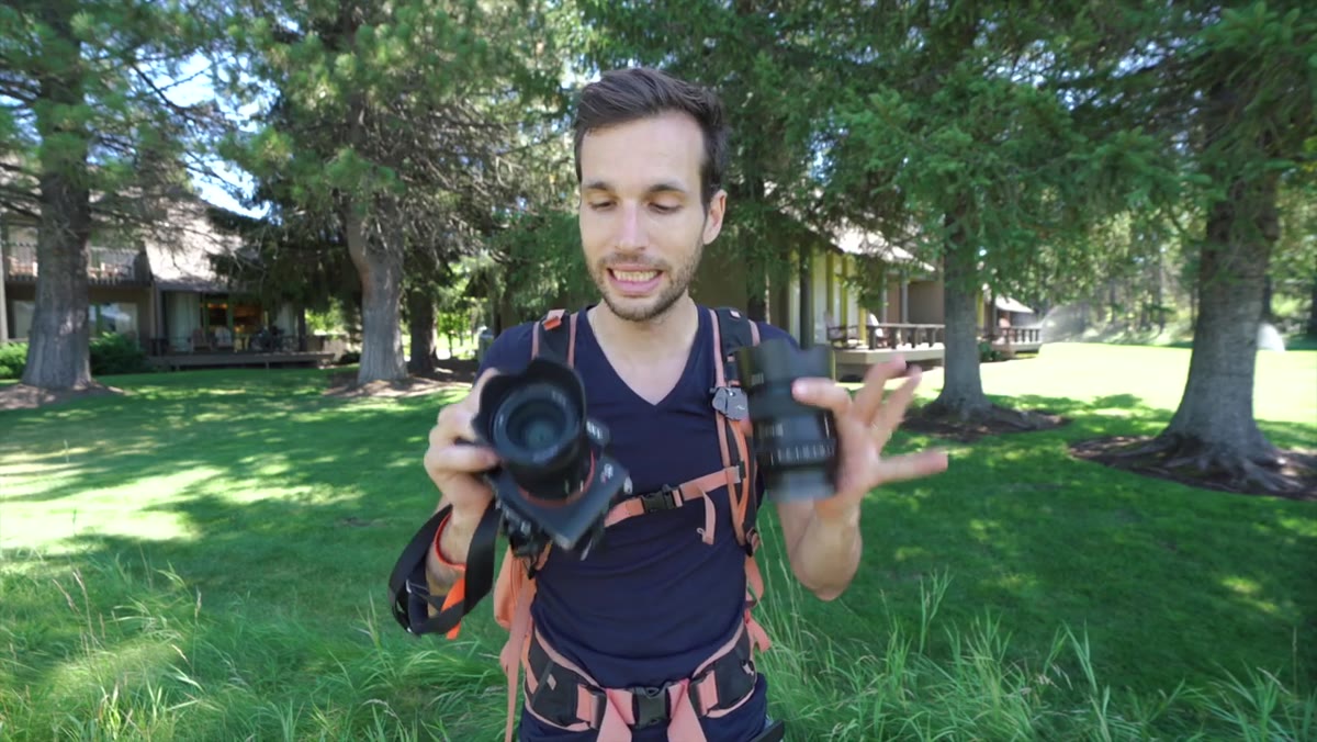 Lambert shooting with 35mm f/1.8 during active event