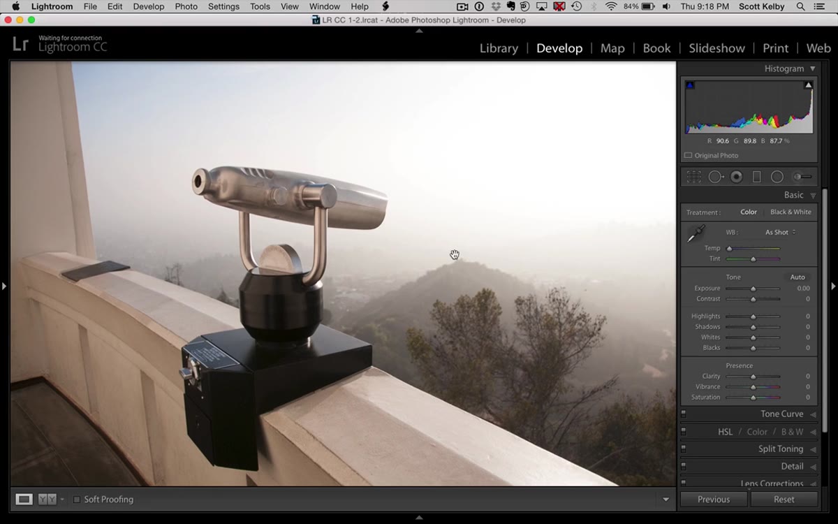 Bright clipped area visible in example photo