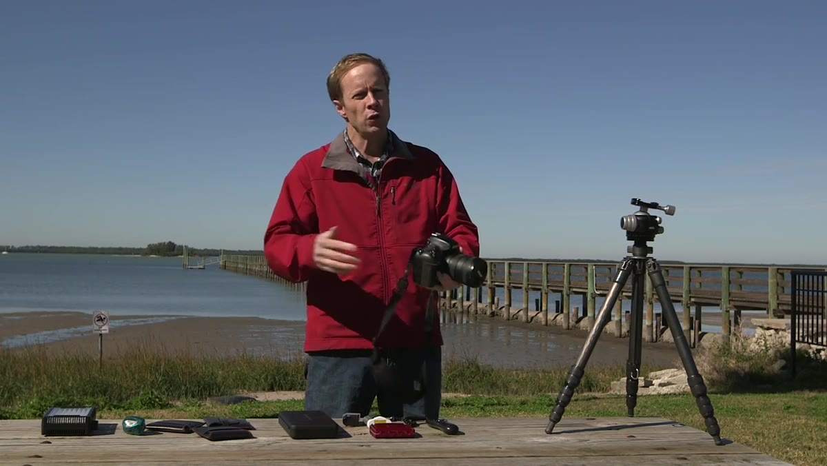 Nikon DSLR body shown as the camera used in tutorial