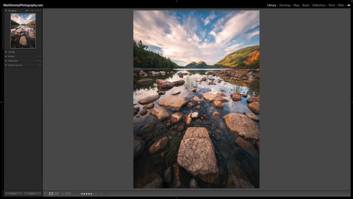 Standard lens walkthrough showing natural perspective similar to human eye