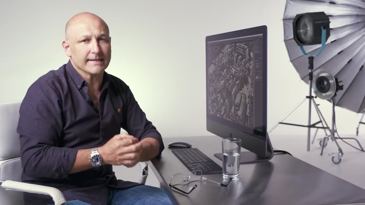 Examining the captured image in Photoshop at full magnification