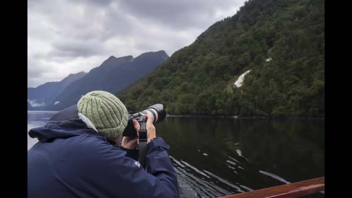 Patino explaining the ultra wide as a specialist lens