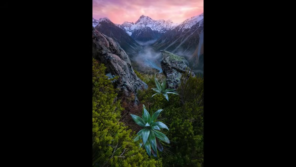 Patino showing near and far elements working together in a frame
